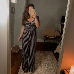 Striped Jumpsuit